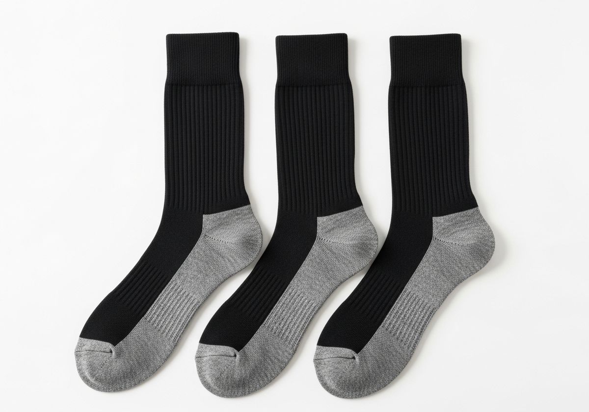Medical-grade compression travel socks
