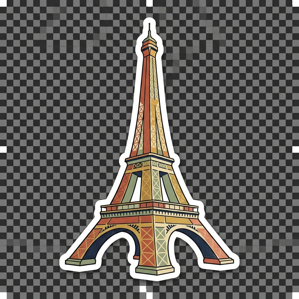 Eiffel Tower doodle