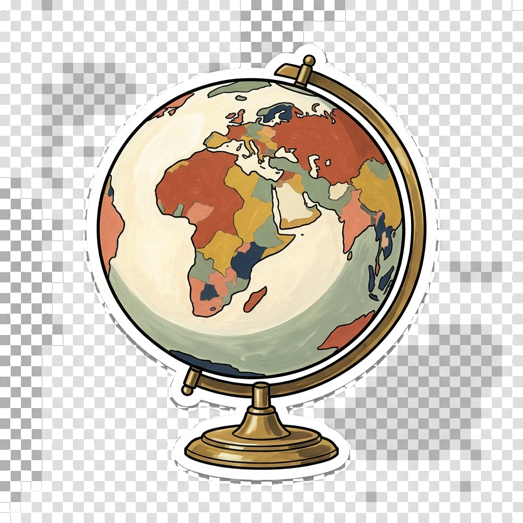 globe doodle