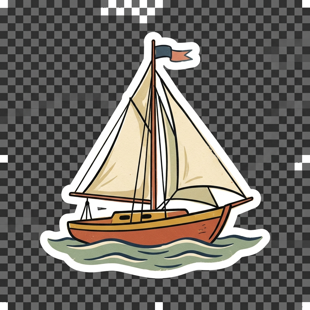 sailboat doodle