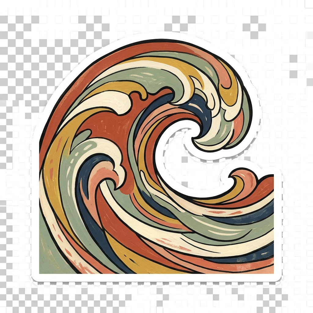 wave doodle