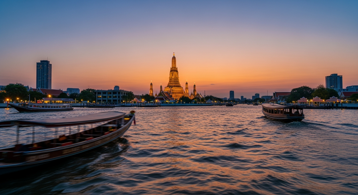 Chao Phraya polaroid