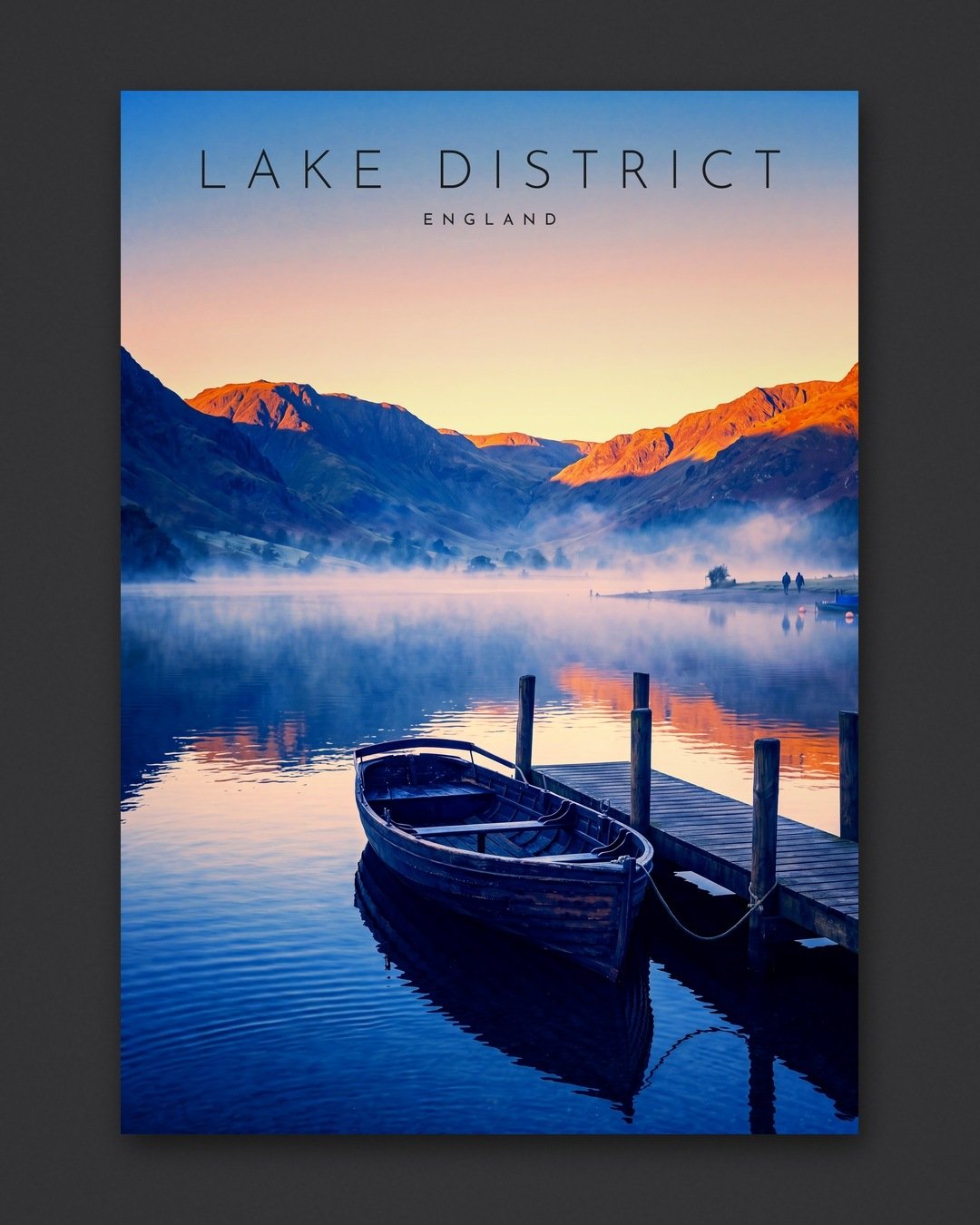 Derwentwater at Dawn print: the unframed print