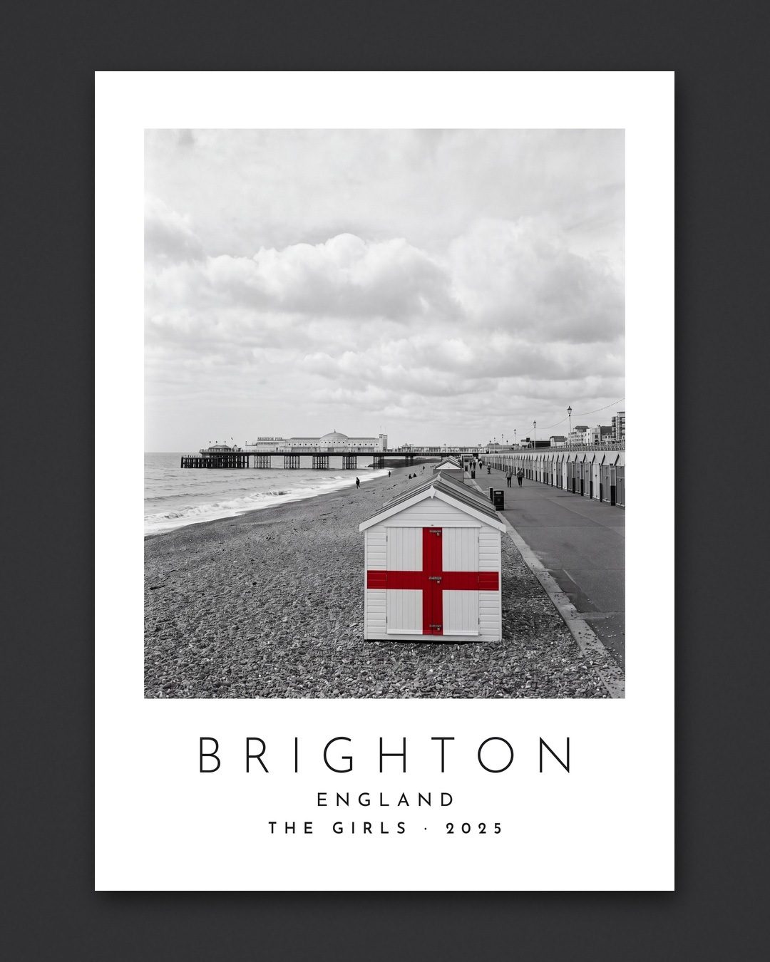 Our Trip Brighton print: the unframed print
