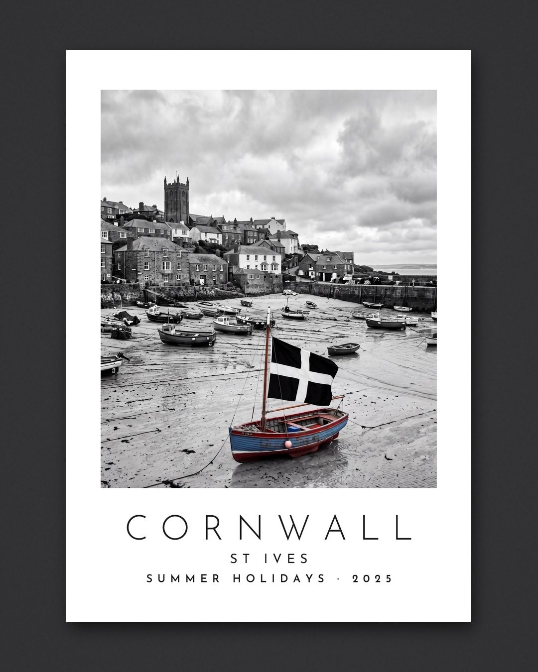 Our Trip Cornwall, St Ives print: the unframed print