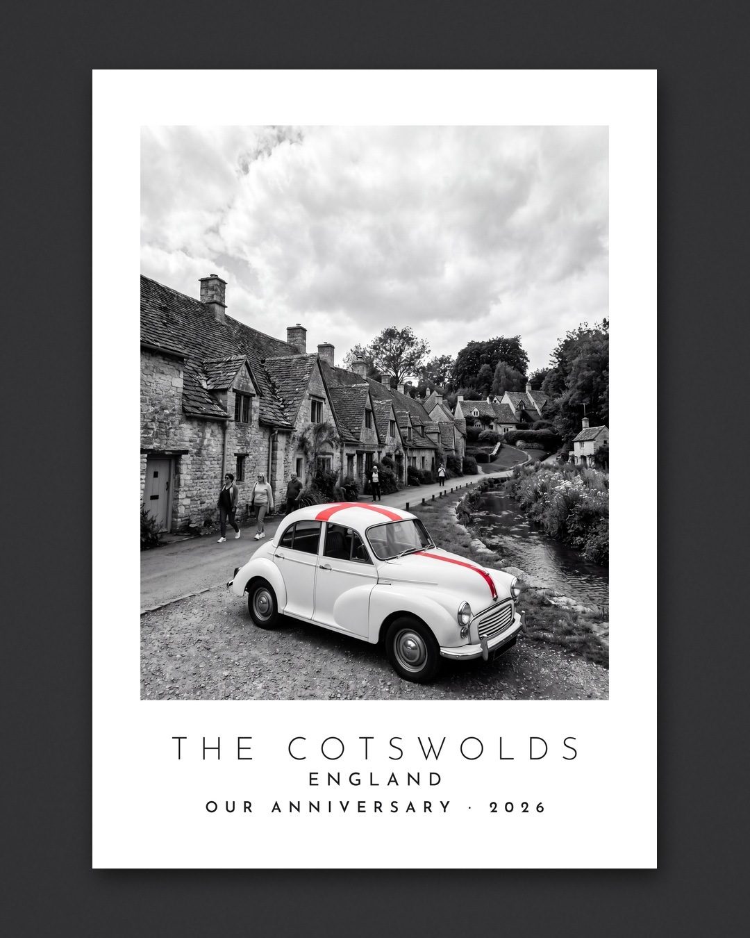 Our Trip The Cotswolds print: the unframed print