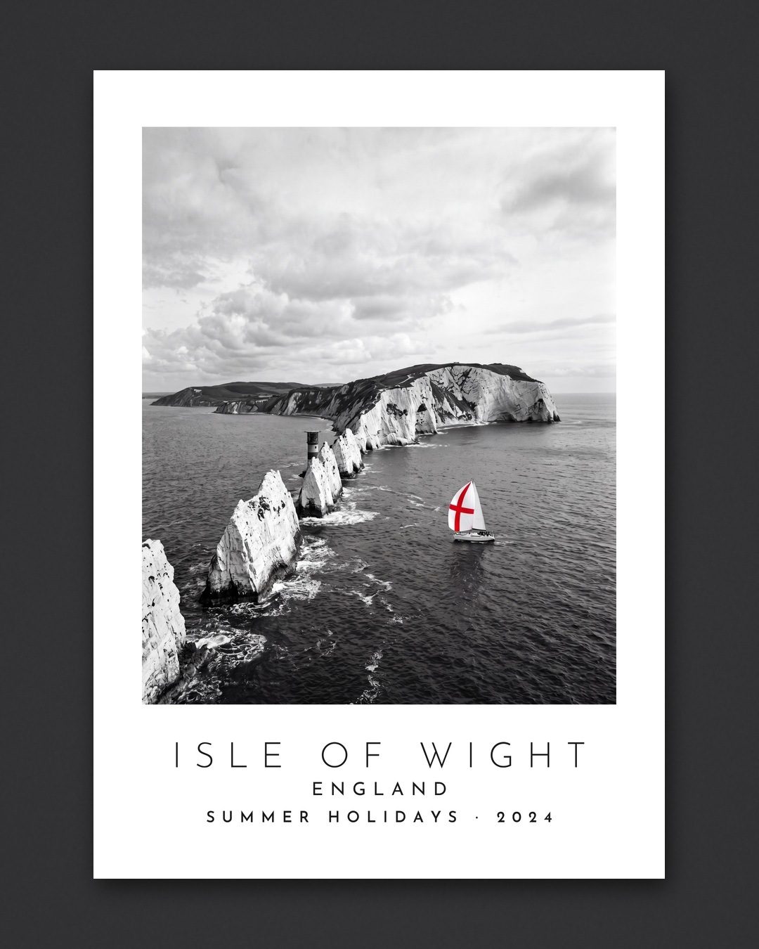 Our Trip Isle of Wight print: the unframed print