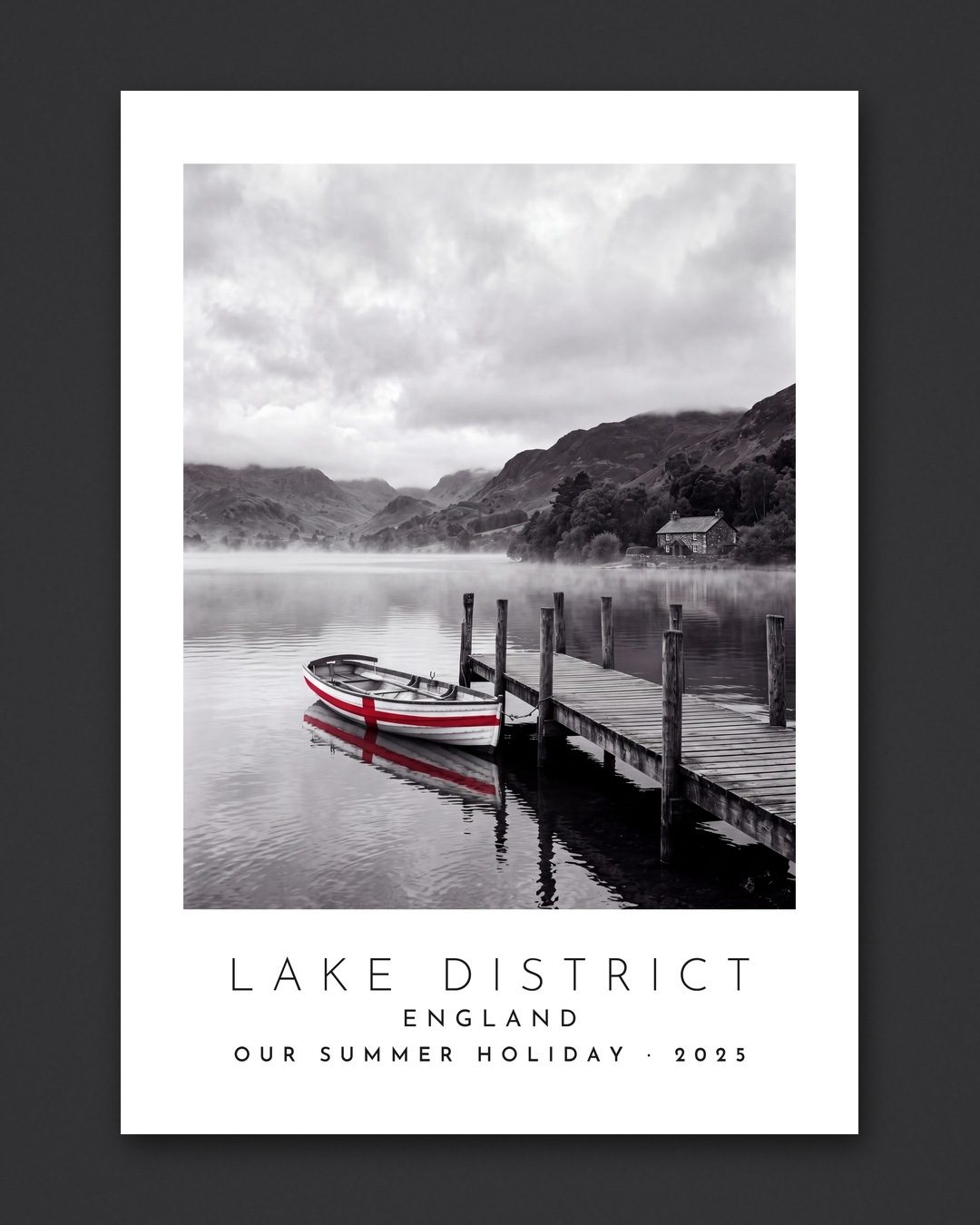 Our Trip Lake District print: the unframed print