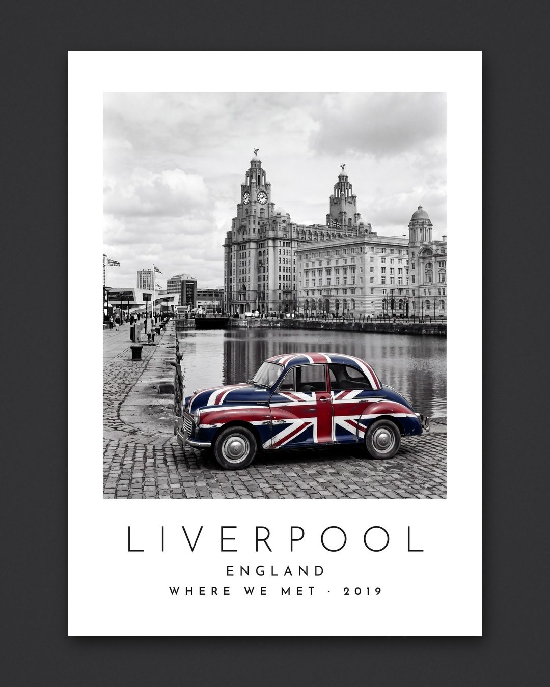 Our Trip Liverpool print: the unframed print