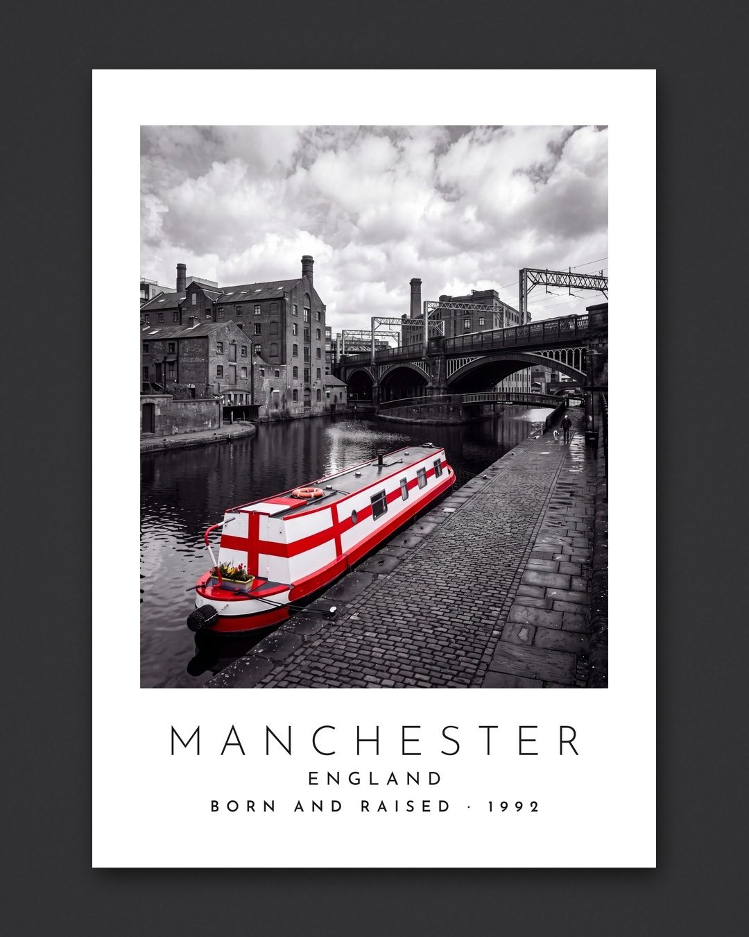Our Trip Manchester print: the unframed print