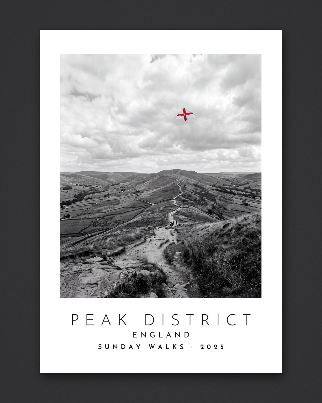 Our Trip Peak District print: the unframed print
